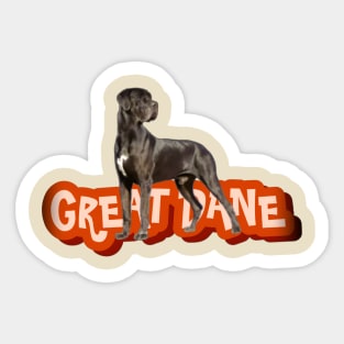 Great Dane Sticker